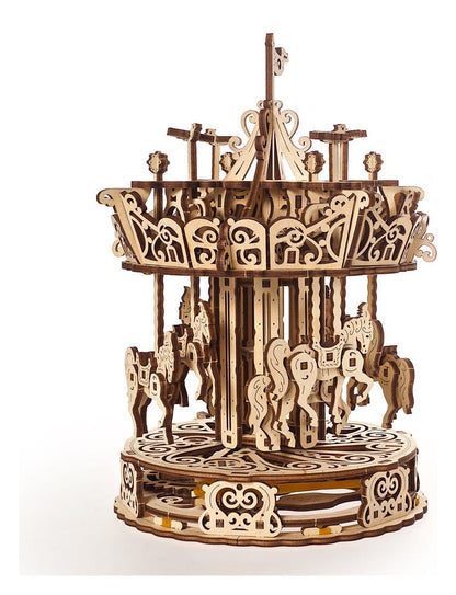 Ugears 3D-Holzpuzzle Karussell Image 8