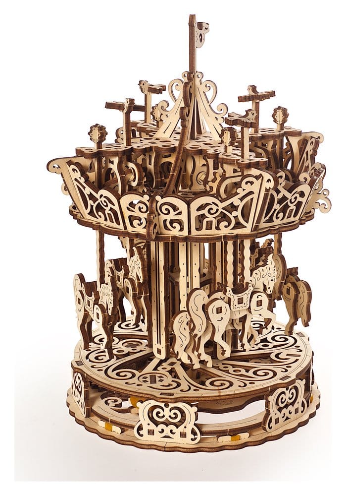 Ugears 3D-Holzpuzzle Karussell Image 9