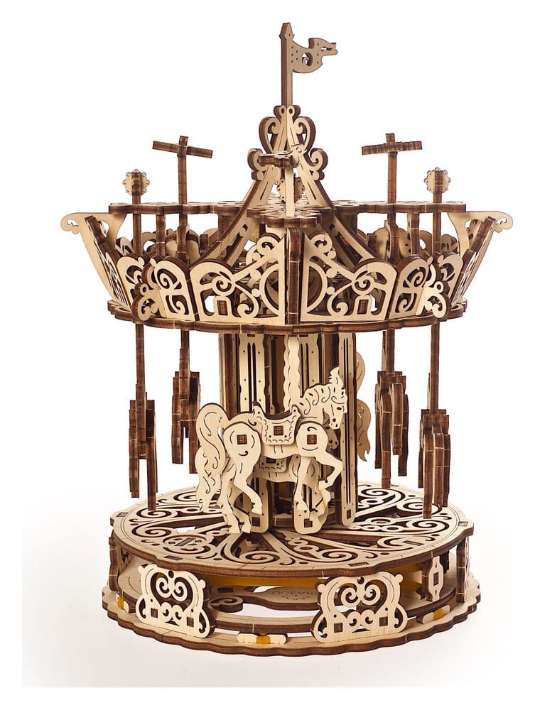 Ugears 3D-Holzpuzzle Karussell Image 10
