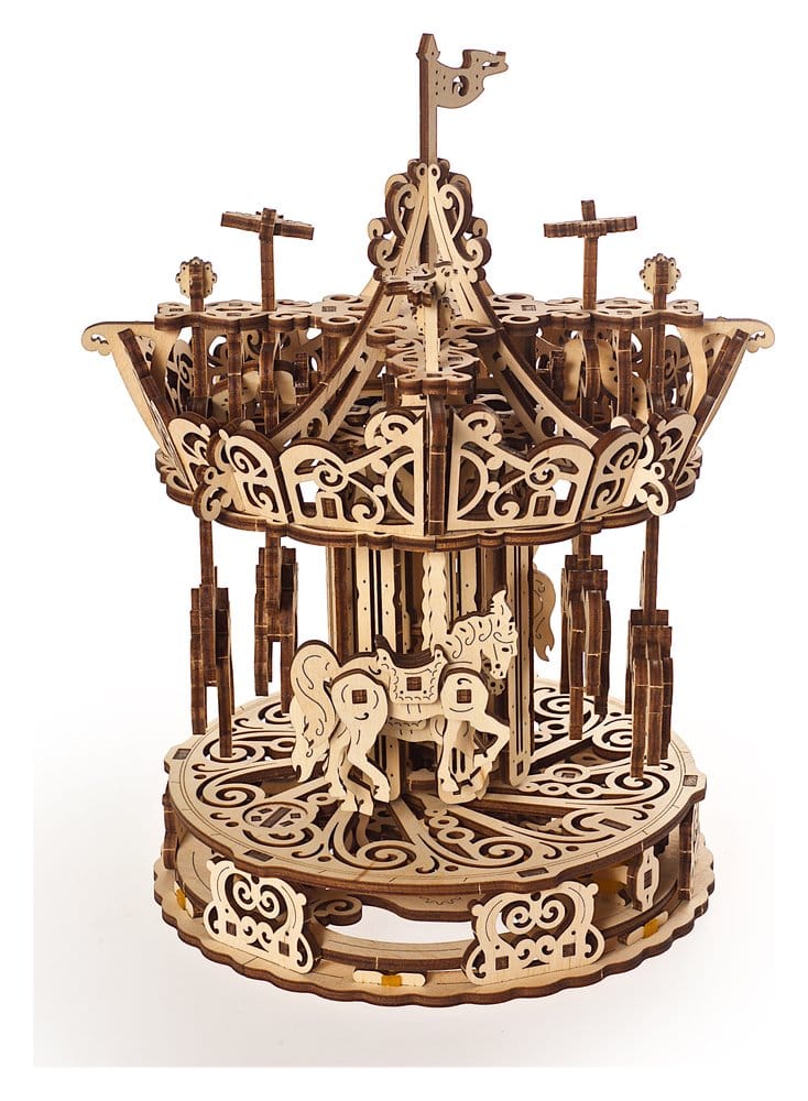 Ugears 3D-Holzpuzzle Karussell Image 11