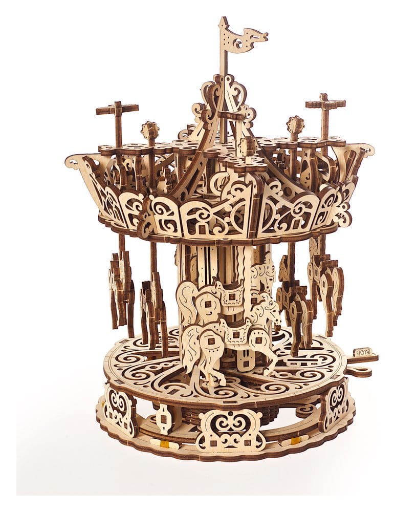 Ugears 3D-Holzpuzzle Karussell Image 15