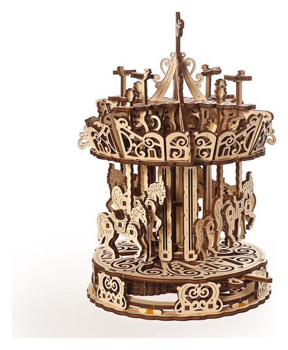 Ugears 3D-Holzpuzzle Karussell Image 16