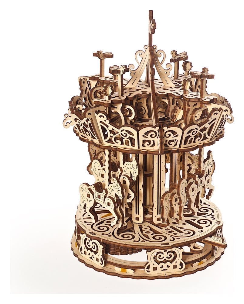 Ugears 3D-Holzpuzzle Karussell Image 17