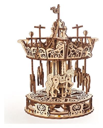 Ugears 3D-Holzpuzzle Karussell Image 18