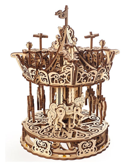 Ugears 3D-Holzpuzzle Karussell Image 19