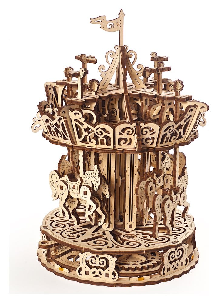 Ugears 3D-Holzpuzzle Karussell Image 20