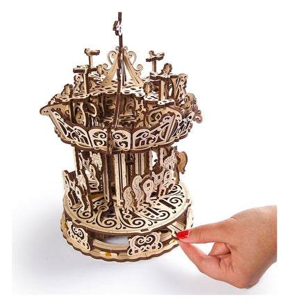 Ugears 3D-Holzpuzzle Karussell Image 23