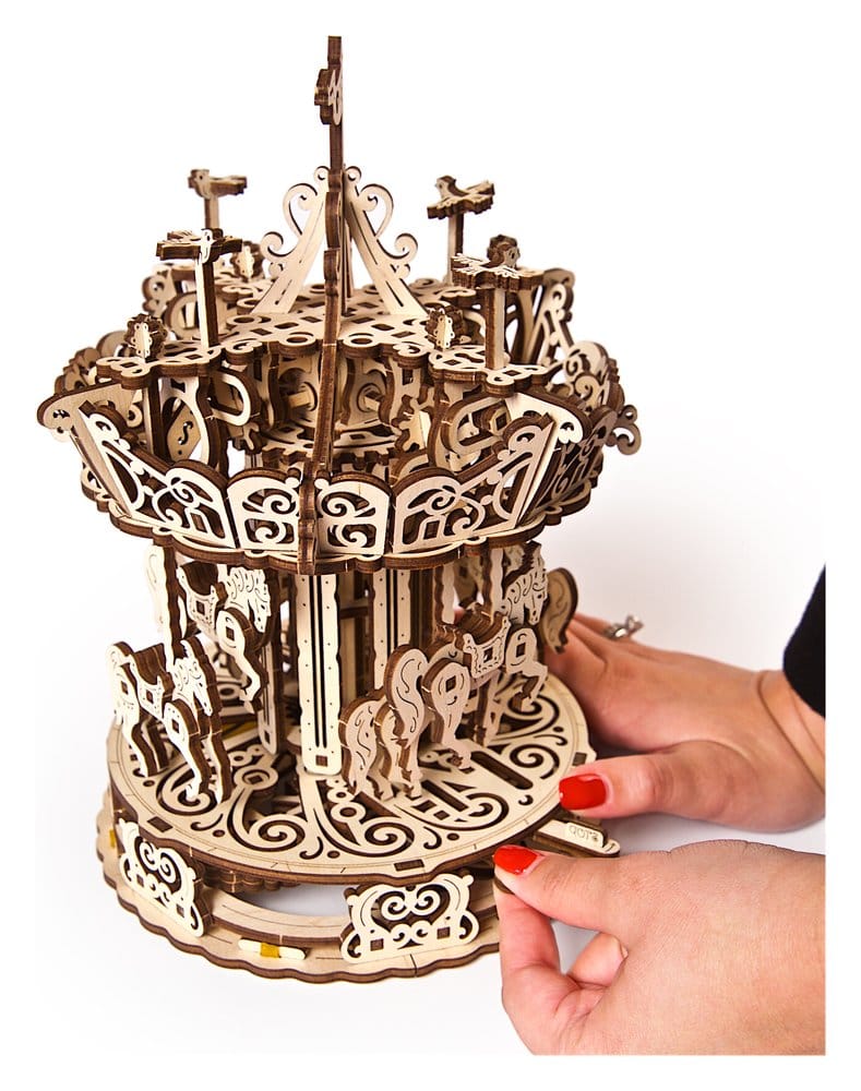 Ugears 3D-Holzpuzzle Karussell Image 24