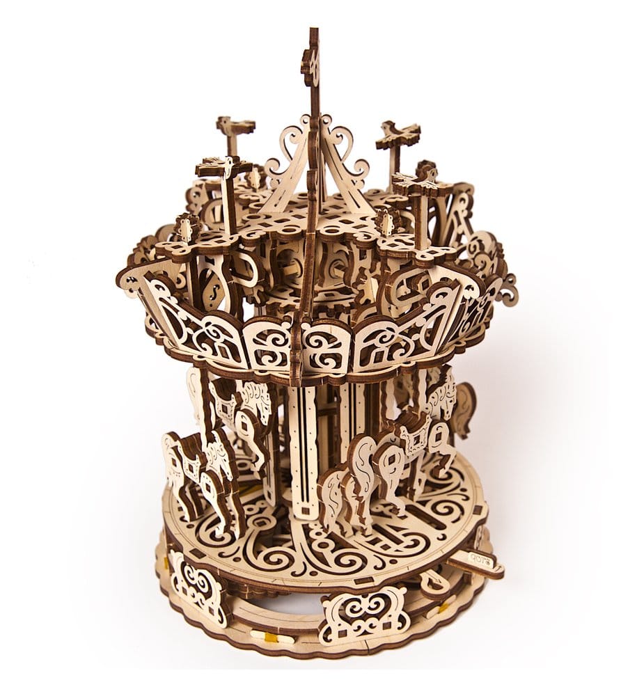 Ugears 3D-Holzpuzzle Karussell Image 25