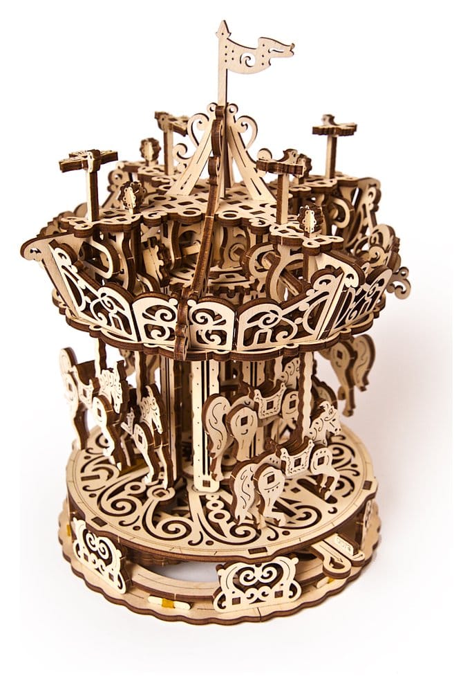 Ugears 3D-Holzpuzzle Karussell Image 26