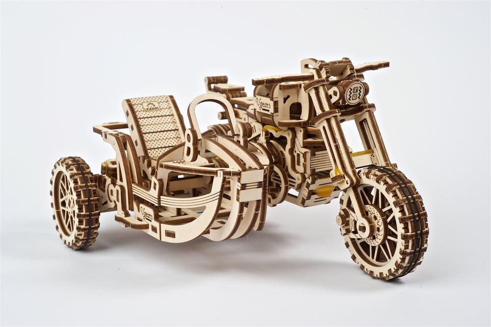 Ugears 3D-Holzpuzzle Scrambler UGR-10 mit Beiwagen Image 1