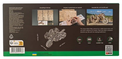 Ugears 3D-Holzpuzzle Scrambler UGR-10 mit Beiwagen Image 3