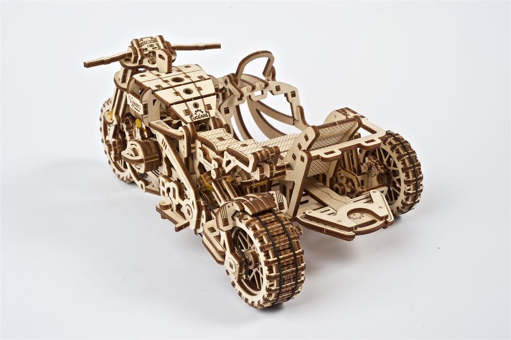 Ugears 3D-Holzpuzzle Scrambler UGR-10 mit Beiwagen Image 6