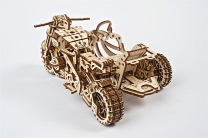Ugears 3D-Holzpuzzle Scrambler UGR-10 mit Beiwagen Image 6