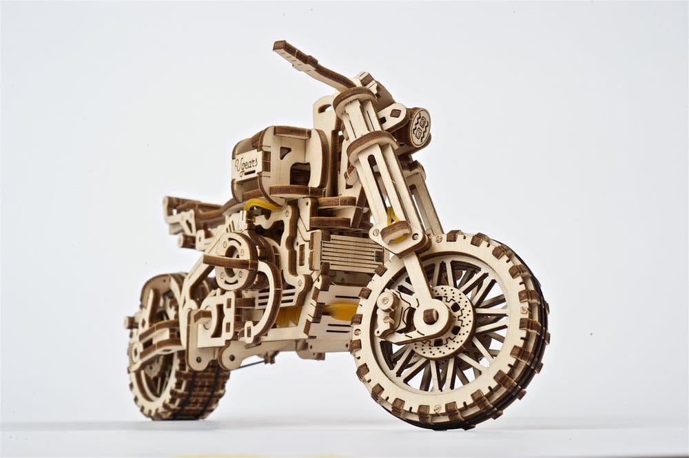 Ugears 3D-Holzpuzzle Scrambler UGR-10 mit Beiwagen Image 11