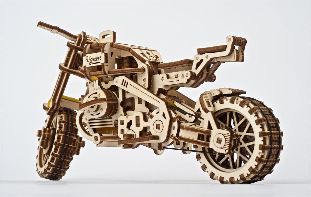 Ugears 3D-Holzpuzzle Scrambler UGR-10 mit Beiwagen Image 14