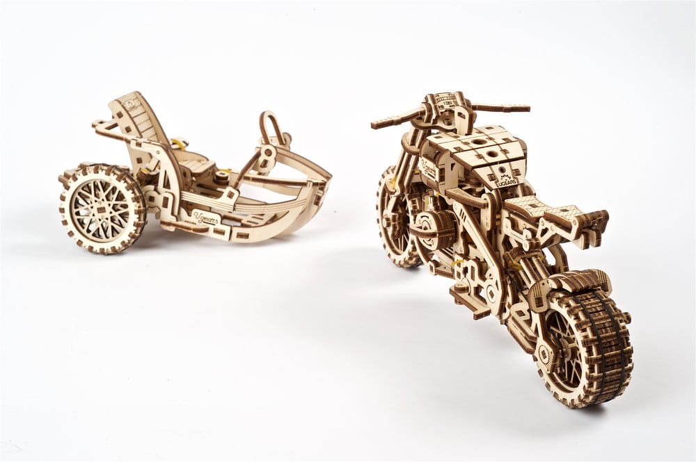 Ugears 3D-Holzpuzzle Scrambler UGR-10 mit Beiwagen Image 17