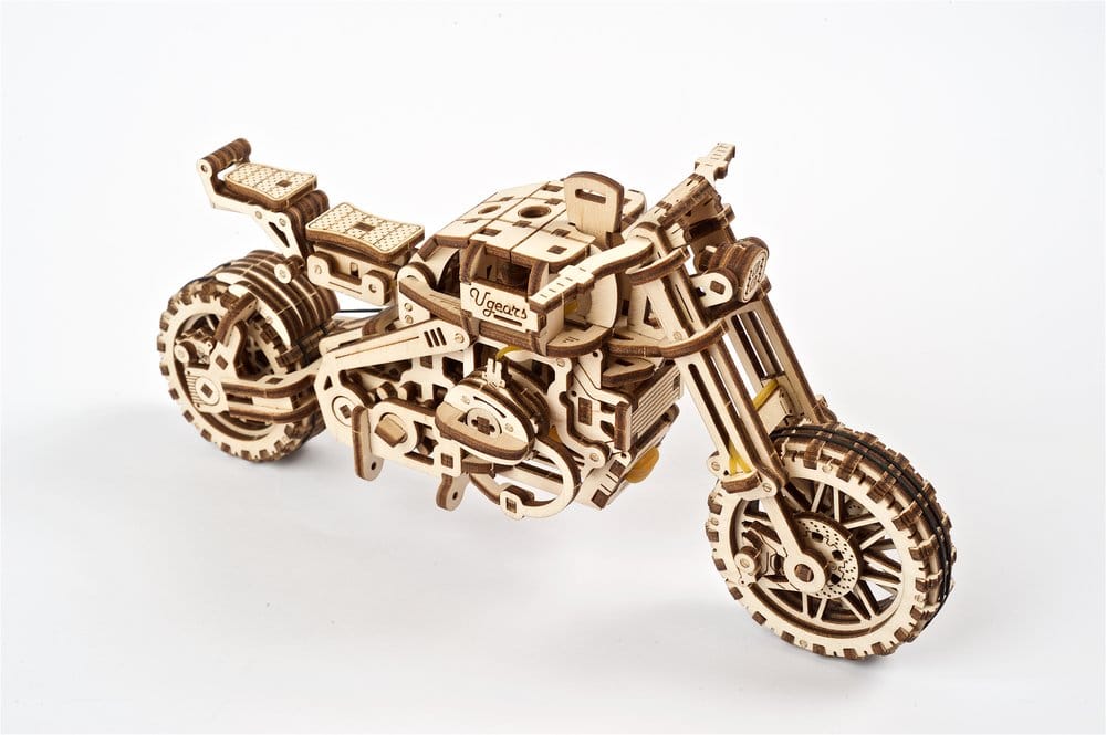 Ugears 3D-Holzpuzzle Scrambler UGR-10 mit Beiwagen Image 26