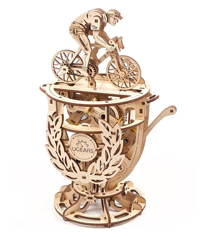 Ugears 3D-Holzpuzzle Automaton Radfahrer Image 10