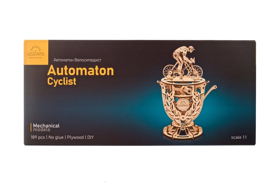 Ugears 3D-Holzpuzzle Automaton Radfahrer Image 24
