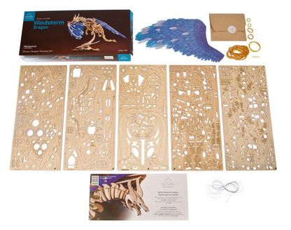 Ugears 3D-Holzpuzzle Sturmdrache Image 4