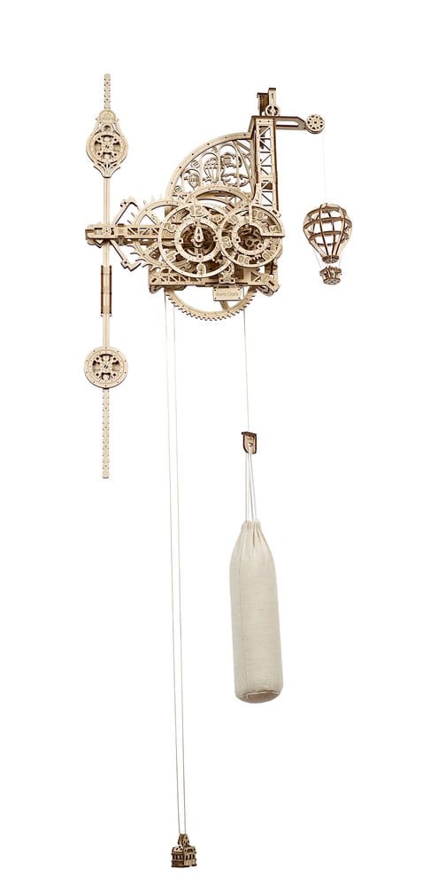 Ugears 3D-Holzpuzzle Aero-Uhr Image 1