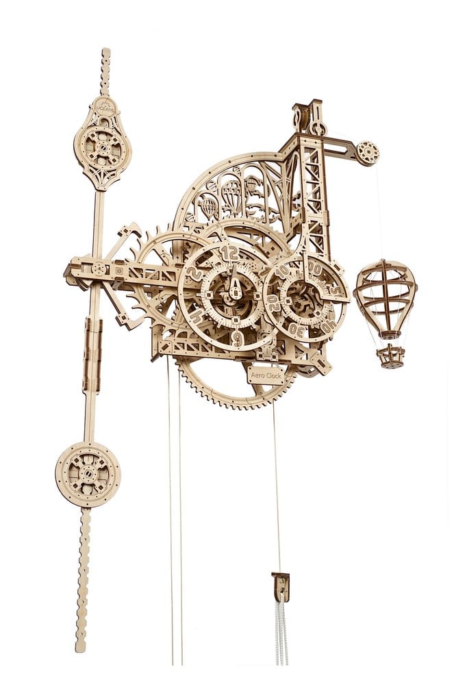 Ugears 3D-Holzpuzzle Aero-Uhr Image 20