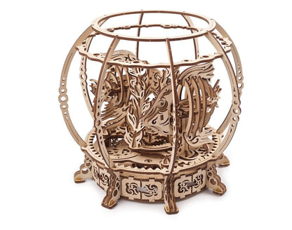 Ugears 3D-Holzpuzzle Mechanisches Aquarium Image 1
