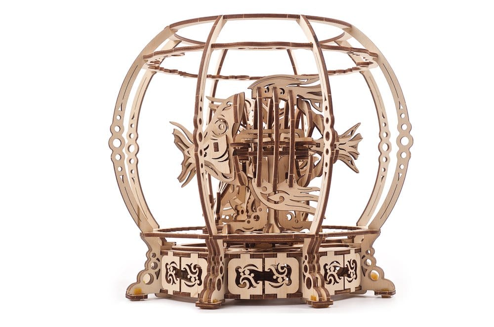 Ugears 3D-Holzpuzzle Mechanisches Aquarium Image 2