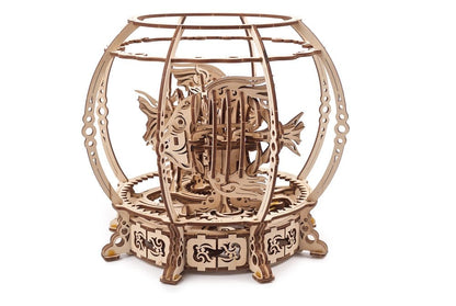 Ugears 3D-Holzpuzzle Mechanisches Aquarium Image 3