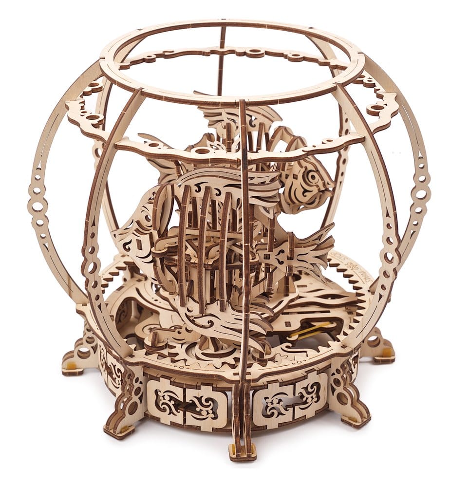 Ugears 3D-Holzpuzzle Mechanisches Aquarium Image 5