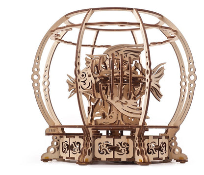 Ugears 3D-Holzpuzzle Mechanisches Aquarium Image 11
