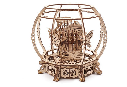 Ugears 3D-Holzpuzzle Mechanisches Aquarium Image 12