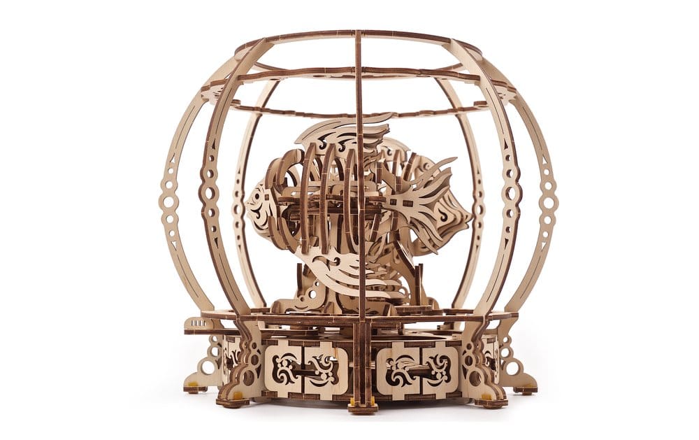 Ugears 3D-Holzpuzzle Mechanisches Aquarium Image 13