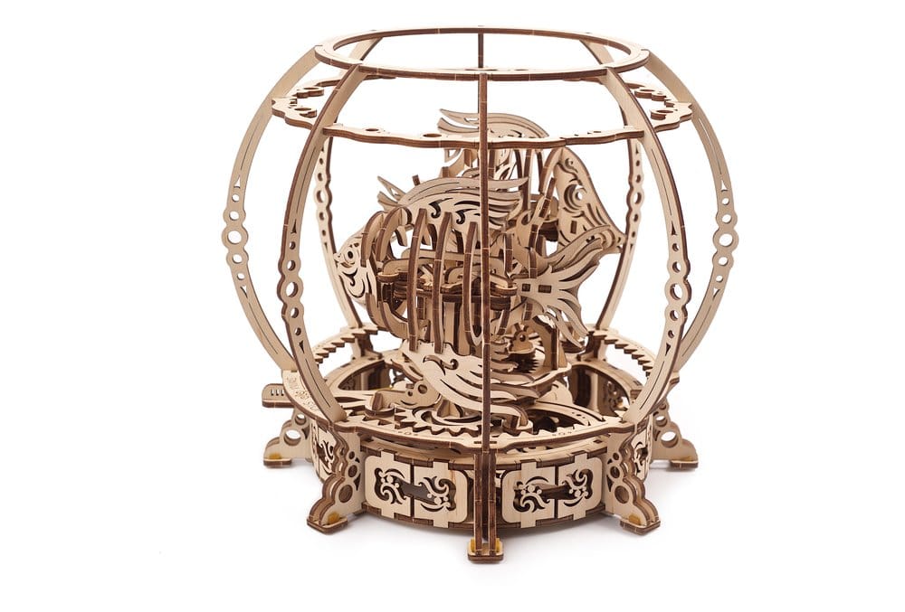 Ugears 3D-Holzpuzzle Mechanisches Aquarium Image 14