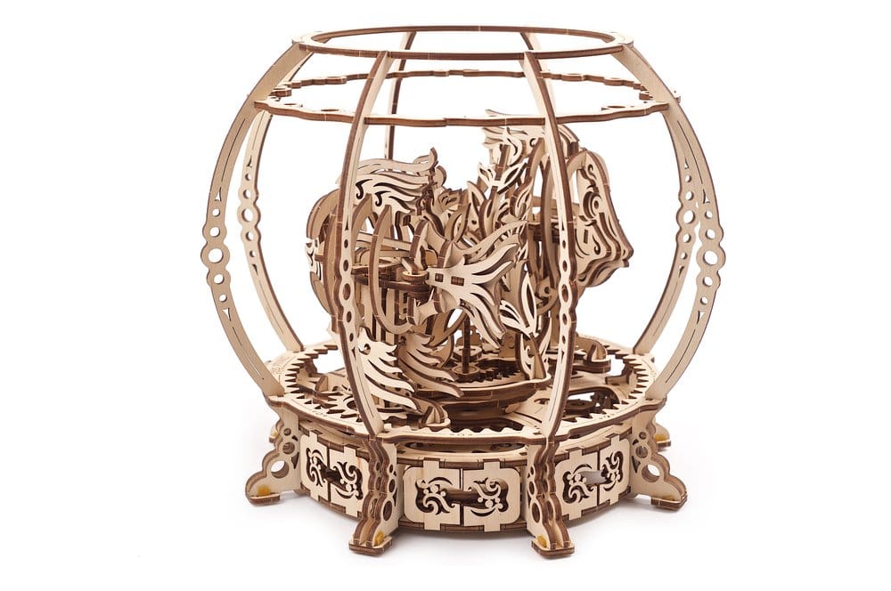 Ugears 3D-Holzpuzzle Mechanisches Aquarium Image 16