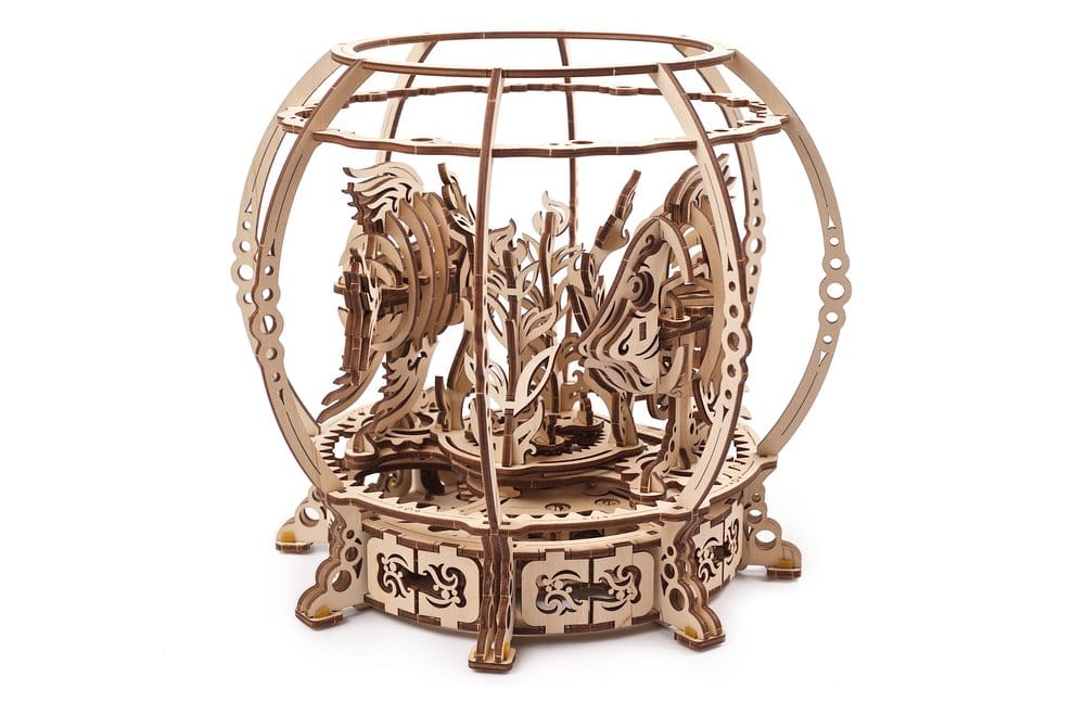 Ugears 3D-Holzpuzzle Mechanisches Aquarium Image 21