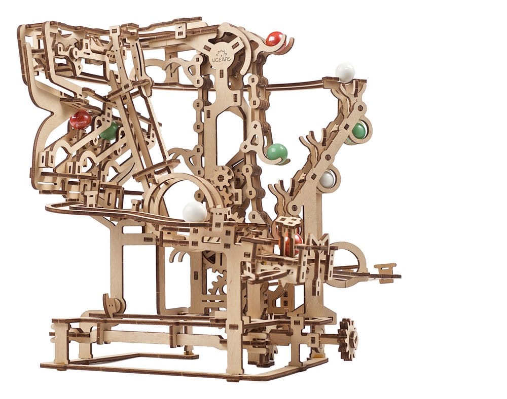 Ugears 3D-Holzpuzzle Murmel-Kettenbahn Image 3