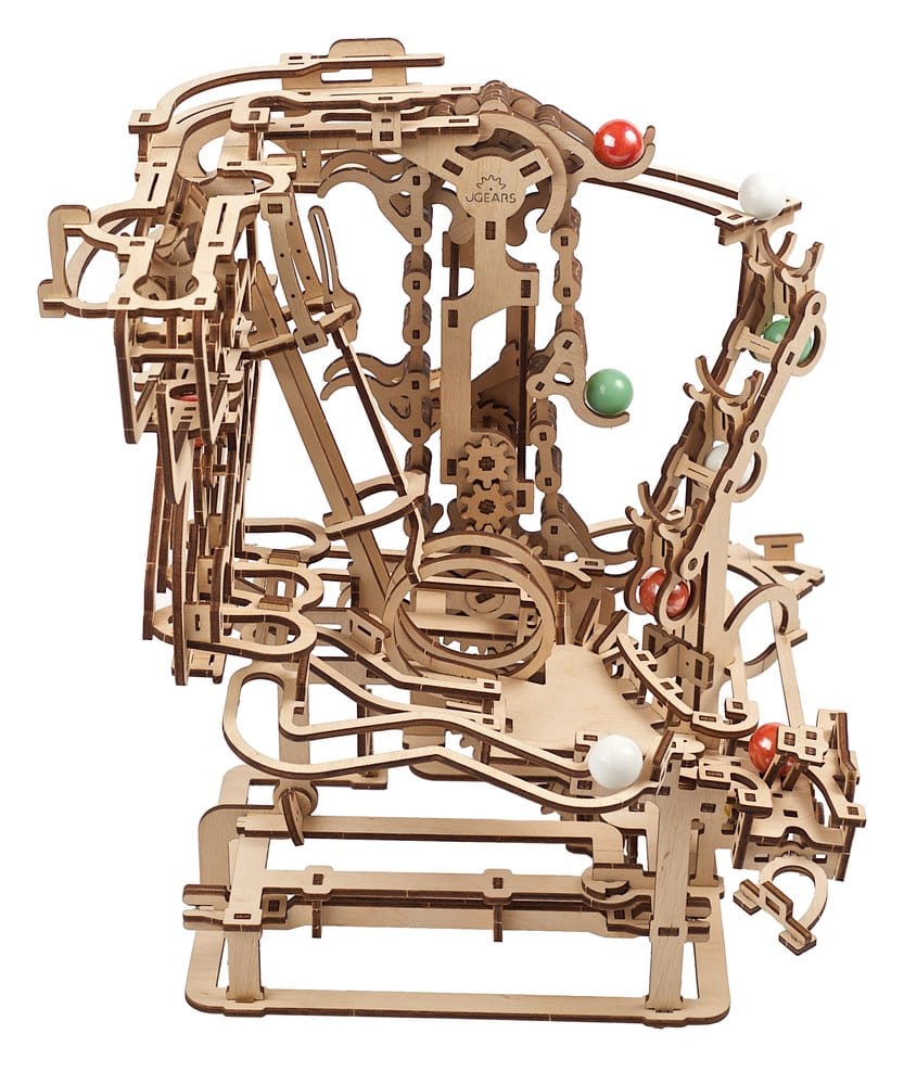 Ugears 3D-Holzpuzzle Murmel-Kettenbahn Image 6