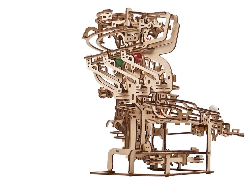 Ugears 3D-Holzpuzzle Murmel-Kettenbahn Image 8