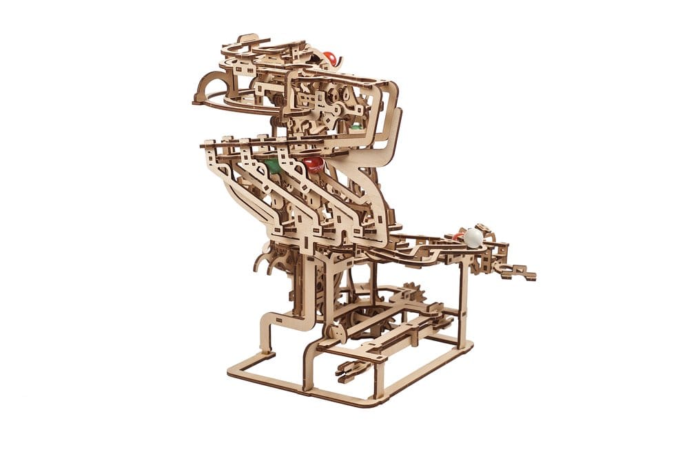 Ugears 3D-Holzpuzzle Murmel-Kettenbahn Image 9
