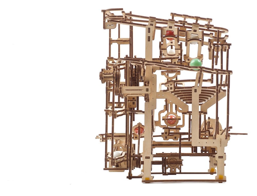 Ugears 3D-Holzpuzzle Murmel-Stufenbahn Image 7