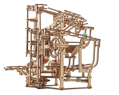 Ugears 3D-Holzpuzzle Murmel-Stufenbahn Image 9