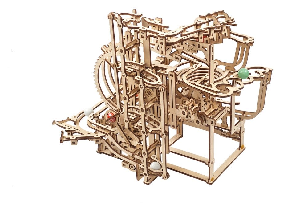 Ugears 3D-Holzpuzzle Murmel-Stufenbahn Image 12