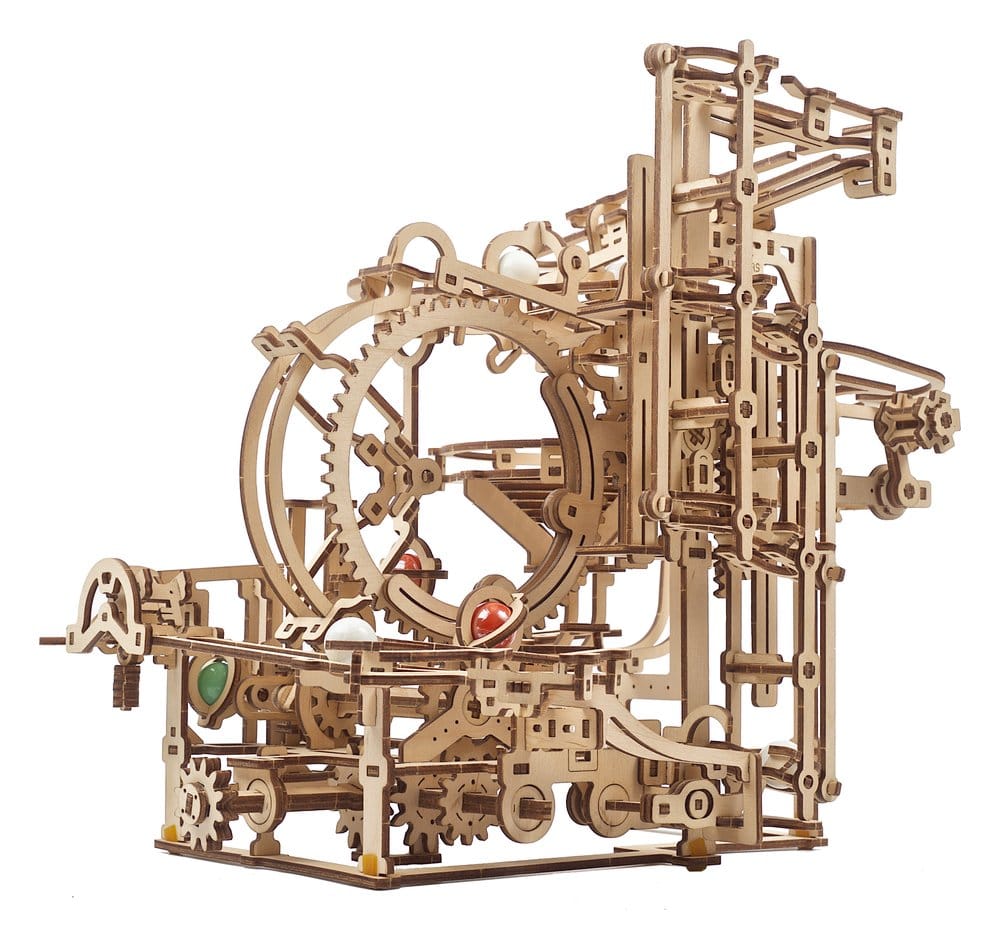 Ugears 3D-Holzpuzzle Murmel-Stufenbahn Image 14