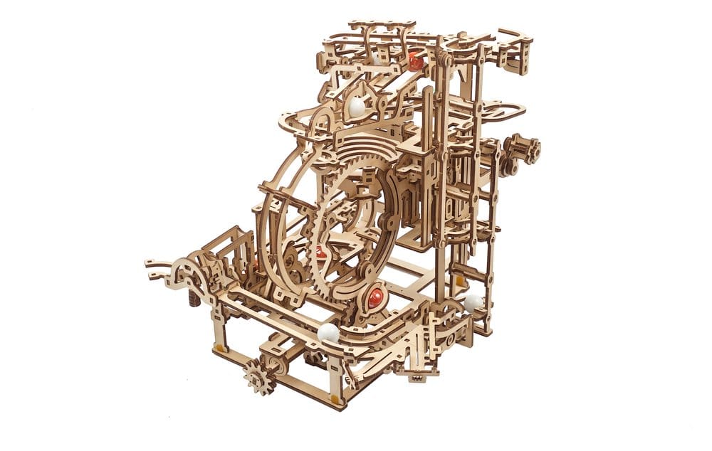 Ugears 3D-Holzpuzzle Murmel-Stufenbahn Image 17