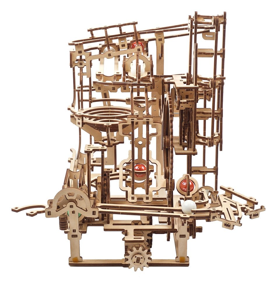 Ugears 3D-Holzpuzzle Murmel-Stufenbahn Image 20
