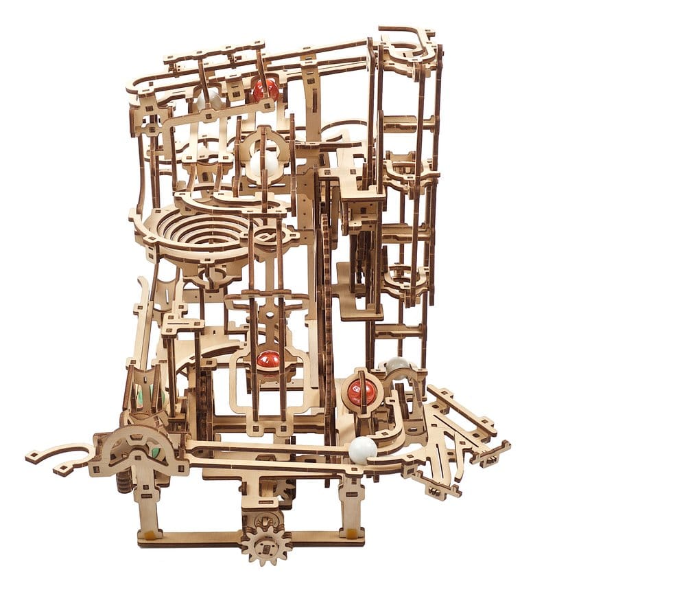Ugears 3D-Holzpuzzle Murmel-Stufenbahn Image 21