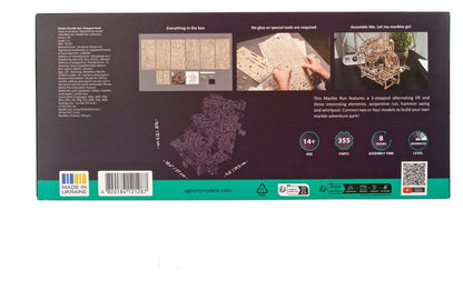 Ugears 3D-Holzpuzzle Murmel-Stufenbahn Image 26