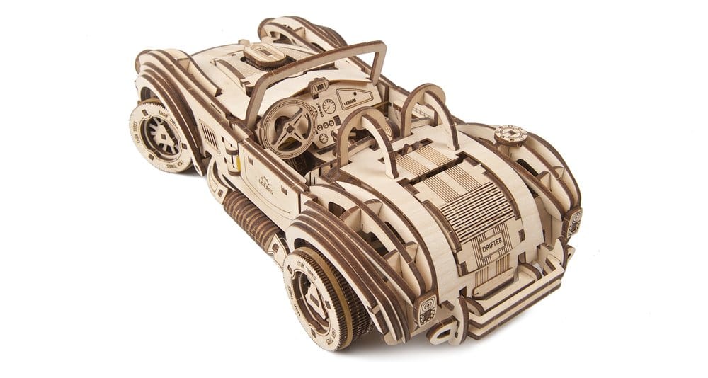 Ugears 3D-Holzpuzzle Cobra Drift Rennwagen Image 15